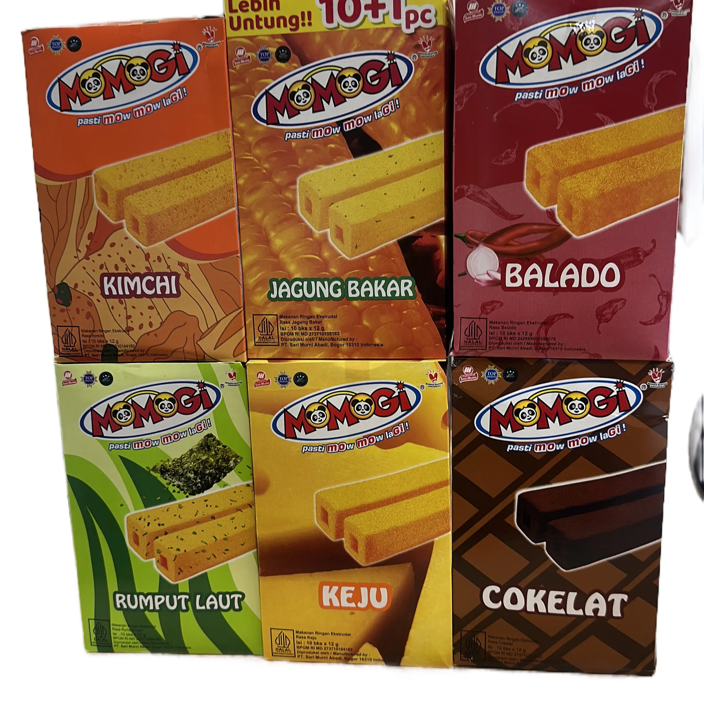 Momogi Snack -1box (10pkt x 12gm)