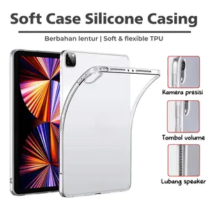 Softcase for Huawei Matepad 11 SE 10.4 T10 T10S 11.5 S Pro 11 10.8 Air 11.5 Mediapad T5 T8 Silicone Casing Soft Case Silikon Ultrathin