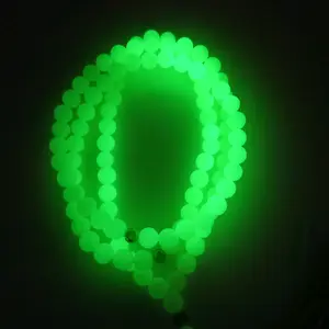 tasbih batu fospor asli menyala dalam gelap 8mm 99butir