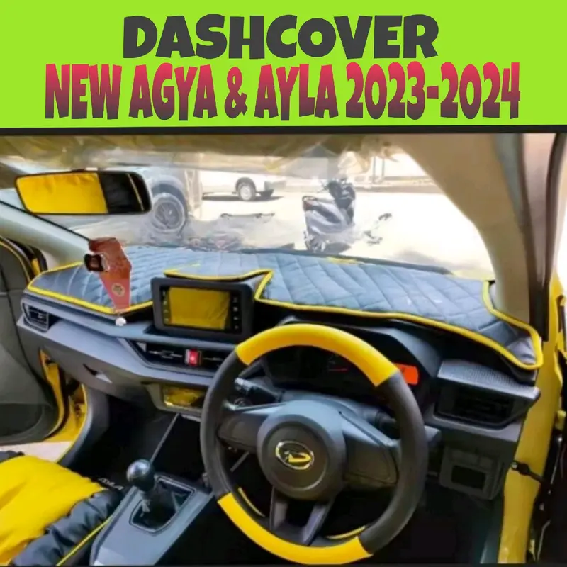 Cover,Karpet,Alas Pelindung Dashboard Mobil New Agya-New Ayla 2023-2024 Aksesoris Car 4