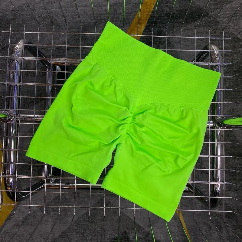 Quần short đùi Tập Gym,Yoga Mitao Flex trơn cạp chun V hông,chất dệt kim co giãn đa chiều 5