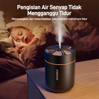 Gambar DL Pembasah udara berwarna-warni dengan lampu atmosfer USB, pembasah udara mobil, alat penyegar udara portabel mini untuk meja - Hitam dari Dreamland Mart Kab. Tangerang 5 Tokopedia