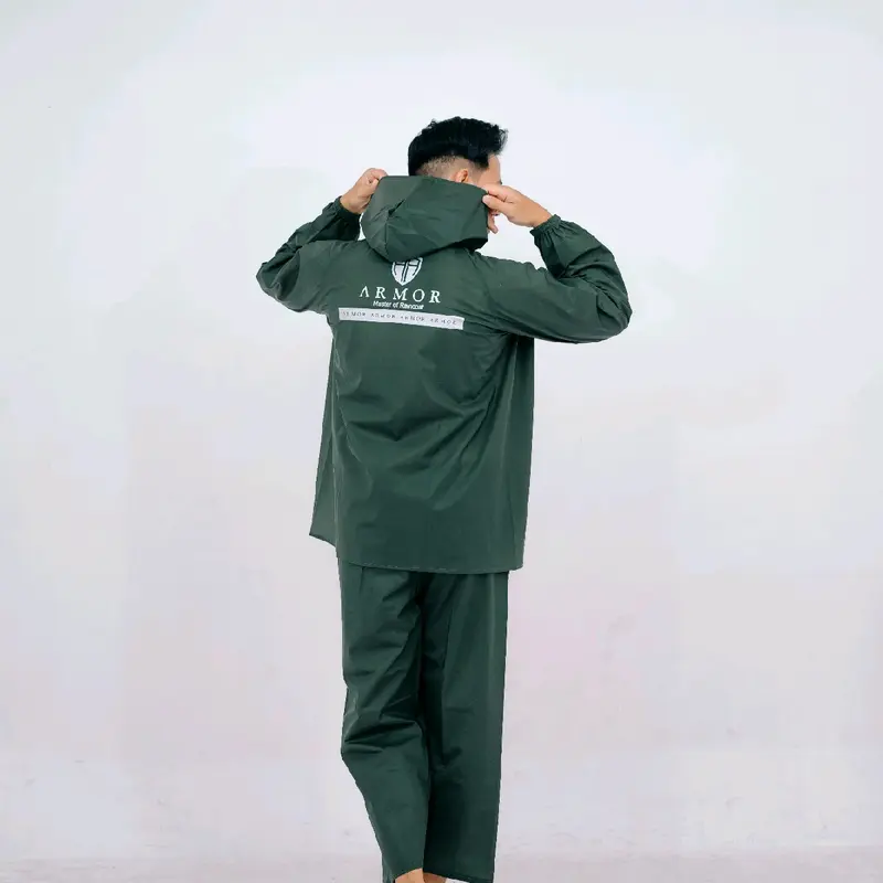 RAINCOAT JAS HUJAN SETELAN LAKI LAKI /  PRIA BY ARMOR [ BEST QUALITY ] Pvc 7