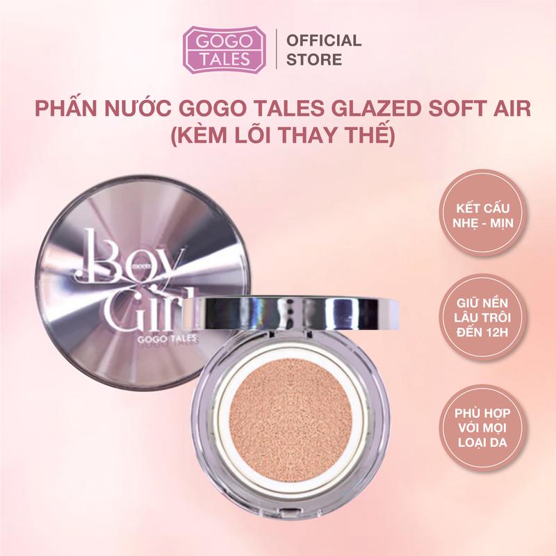 Phấn nước Gogo Tales che khuyết điểm chính hãng nội địa Trung GT471 kèm lõi thay thế