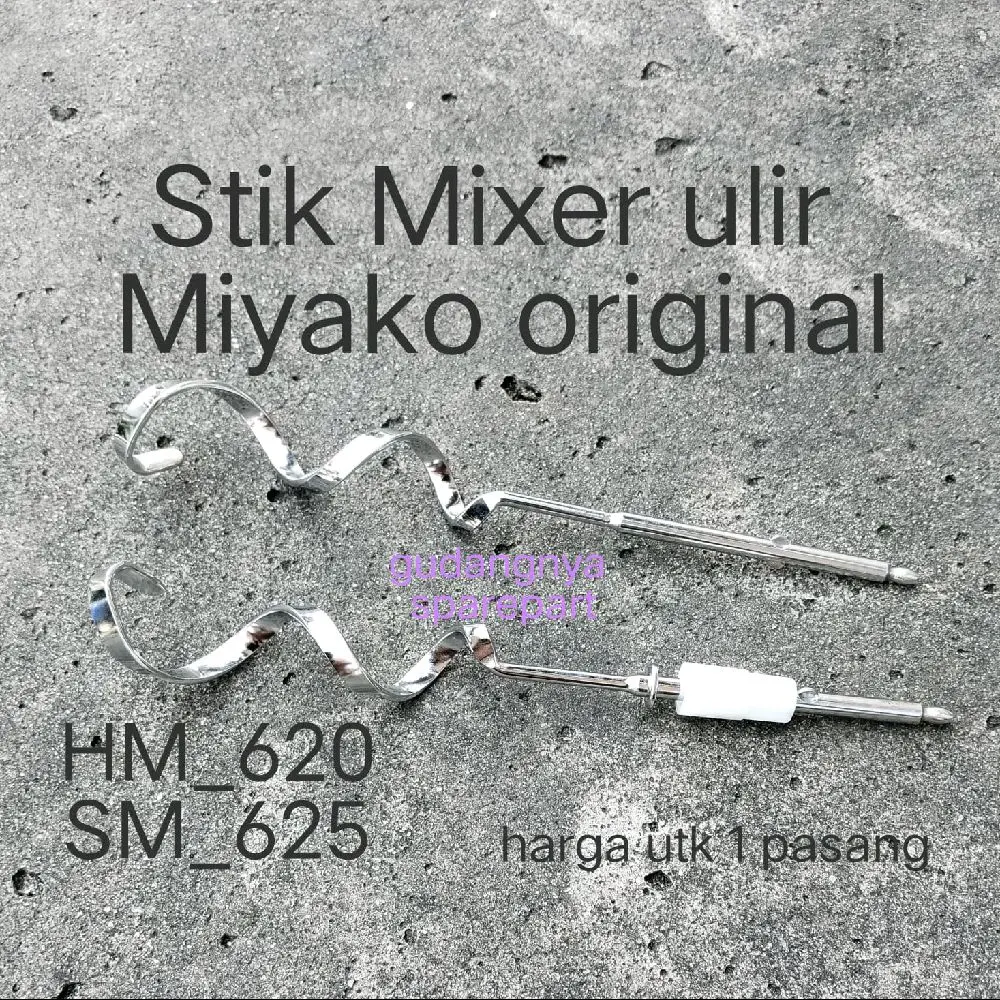 Miyako Stik Mixer Ulir Original HM_620 SM_625 untuk 1 Pasang Alat Dapur