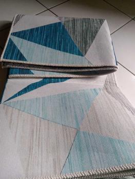 Product Review of RAJA - Karpet Lantai Eropa Anti Slip Bahan Polyester Alas Karet Motif Estetik Karpet Ruang Tamu Modern Carpet from y**h l**y 2