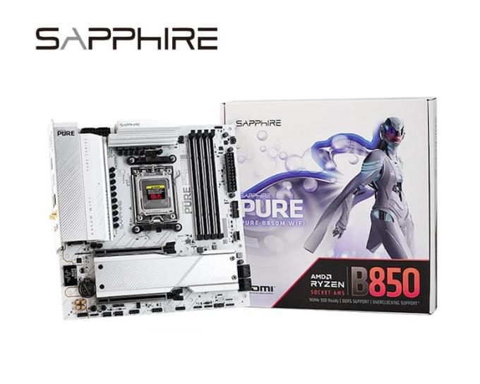 Gambar SAPPHIRE PURE B850M WIFI AMD RYZEN AM5 MOTHERBOARD dari STAR17 COM Kota Administrasi Jakarta Selatan Tokopedia