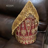 Gambar Aesan -  Sortopi Payet Super Premium Exclusive Songket Tenun Asli Full Mata Berlian Batak Toba - Songket Depan Belakang dari Aesan Pengantin Kota Palembang 3 Tokopedia
