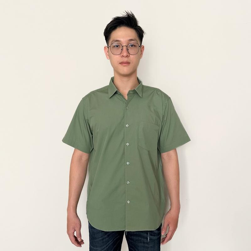 BENHILL Kemeja Basic Formal Pria Pendek Katun Poplin New Colors 2