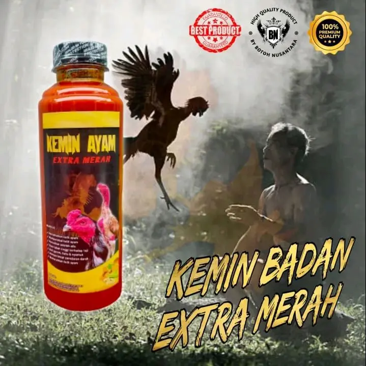 KEMIN BADAN EKTRA MERAH BN mempertebal kulit ayam aduan tahan terhadap pukul serangan jalu dan kulit jadi sehat 250ml 2