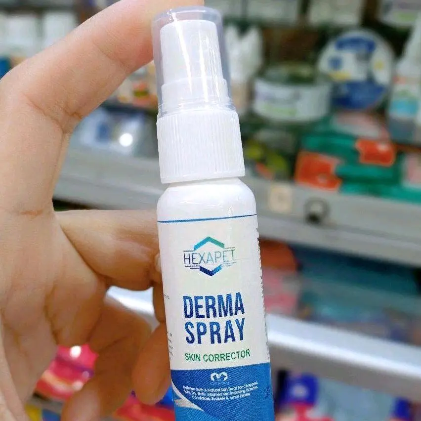 Hexapet Derma Spray 20ml - Kemasan Spray Ideal untuk Penggunaan Sehari-hari dan Spray Derma