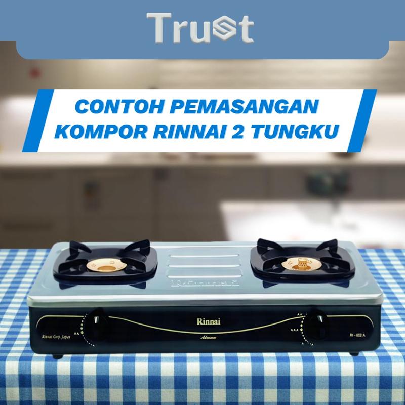 PROMO!!! Tatakan Kompor Rinnai Kaki 4 Isi 12 Pcs -TRUST 3