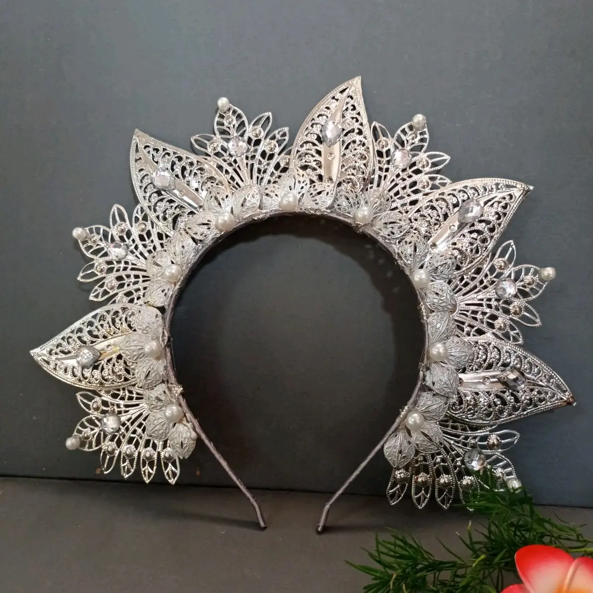 Bando sunting silver,(Jpk.Silver) sunting melayu mewah