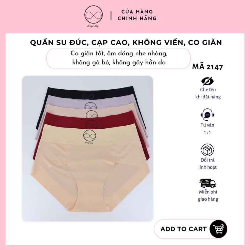   Mã 2147   Set 10 quần lót bigsize su lạnh  không viền tàng hình ôm bụng thon gọn không lộ viền 