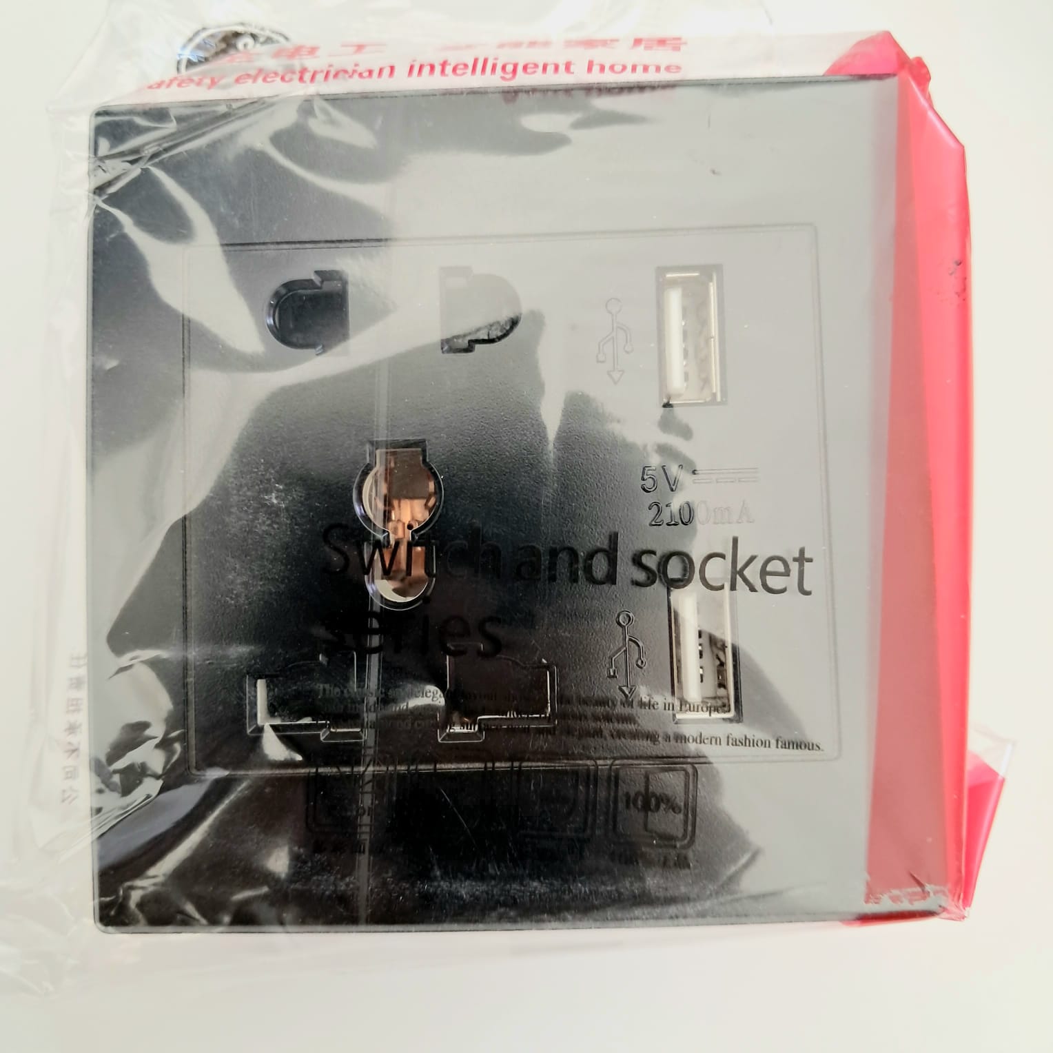 Colokan Listrik Dinding Stop Kontak Universal UK EU US 2 USB Port