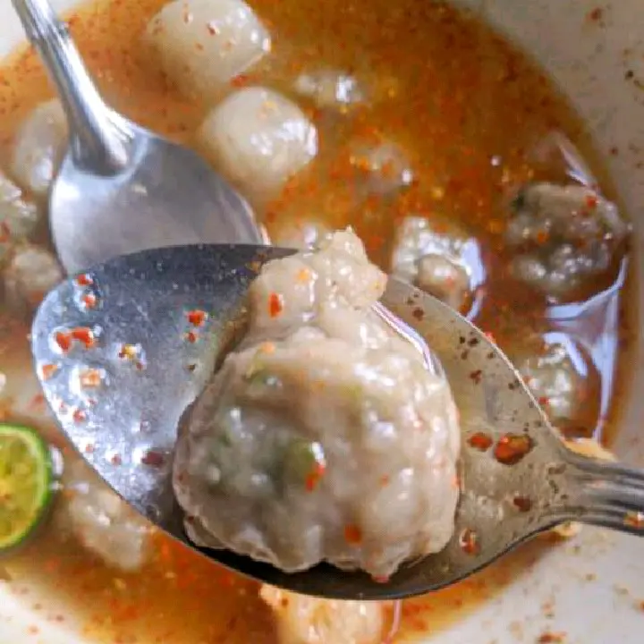 Baso Aci Tulang Rangu Termurah (Tanpa Bumbu) isi 20 butir / Guirh Pedas dan Lezat Asli Daging Sapi 7