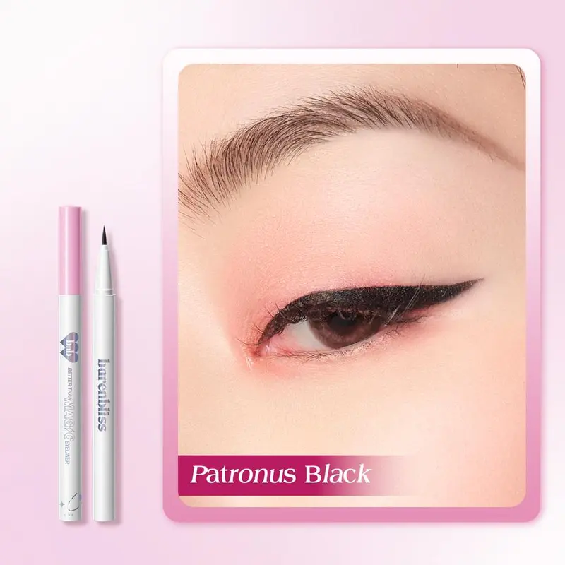 【NEW LAUNCH】BNB Barenbliss Black Eclipse Eyeliner | 48H Tahan Lama, Waterproof & Smudge-Proof, Matte Black Finish [Precision & Bold Lines] 8