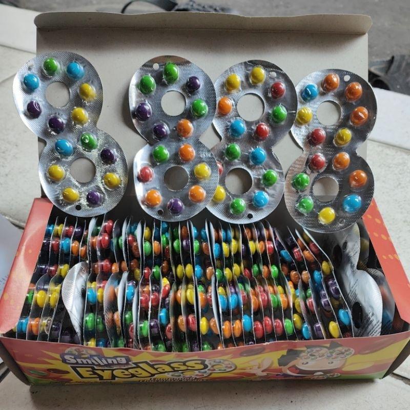 Permen Coklat Kacamata Eyeglass Mr Benno box isi 40 pcs 3