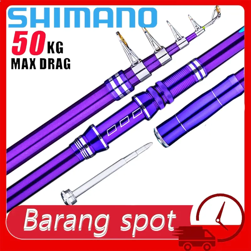 SHIMANO Fishing riptide Rod Spinning Joran Pancing Telescopic tempest Rod Fly Carp Feeder Pesca Portable Rotating 0