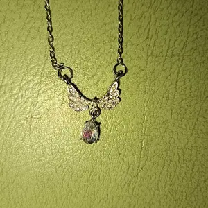 Mode Moonstone Star River Universe Kalung Zirkon Busur Ceri Liontin Kalung Aksesoris