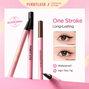 [Official] PINKFLASH #OhMyLine Eyeliner Pensil Hitam Anti Air Tahan Lama E01