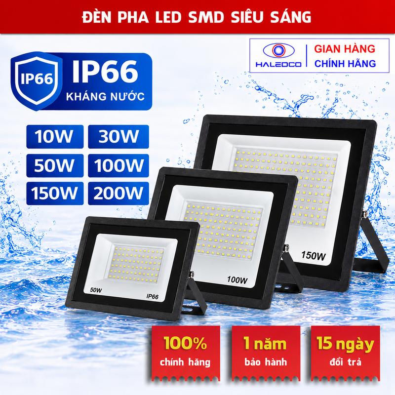 Đèn pha cao áp điện 220v chiếu sáng sân vườn, sân thể thao, kho bãi, cô