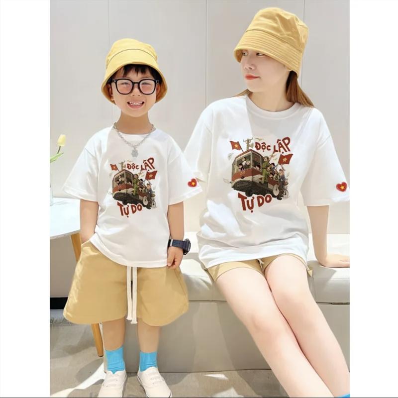 Áo thun yêu nước hình in ĐỘC LẬP TỰ DO lá cờ Việt Nam sắc nét chất cotton thoáng mát phù hợp cho cả nam và nữ 6