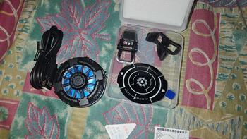 Product Review of 【COD】Radiator telefon bimbit X106 Kipas penyejuk telefon pintar Sesuai untuk bermain permainan Radiator penyejuk air dengan telefon bimbit Mengandungi lengan jari permainan Tiada pemalam diperlukan Usb from i**🤔 1