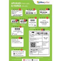 Gambar Direct Thermal Sticker Label Resi BLUEPRINT Lite 100x150 mm 200Pcs CF - Lite 100x150@200 CF dari Blueprint Indonesia Kota Administrasi Jakarta Utara 2 Tokopedia