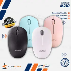 Mouse Wireless Robot M210 2.4G Optical Mouse Original