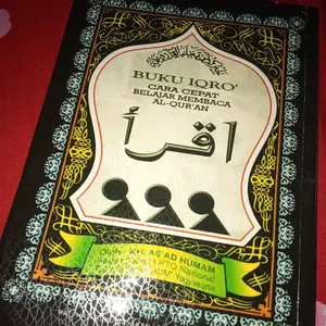 Iqro Besar Lengkap Jilid 1-6 Ukuran A5 dengan Kalam Gratis