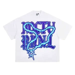 【Jaminan Kualitas】Terlaris Ealo Crop Boxy Cotton Combed 24s TshirtOversize Pria Puith/Hitam-S-3XL 200GSM