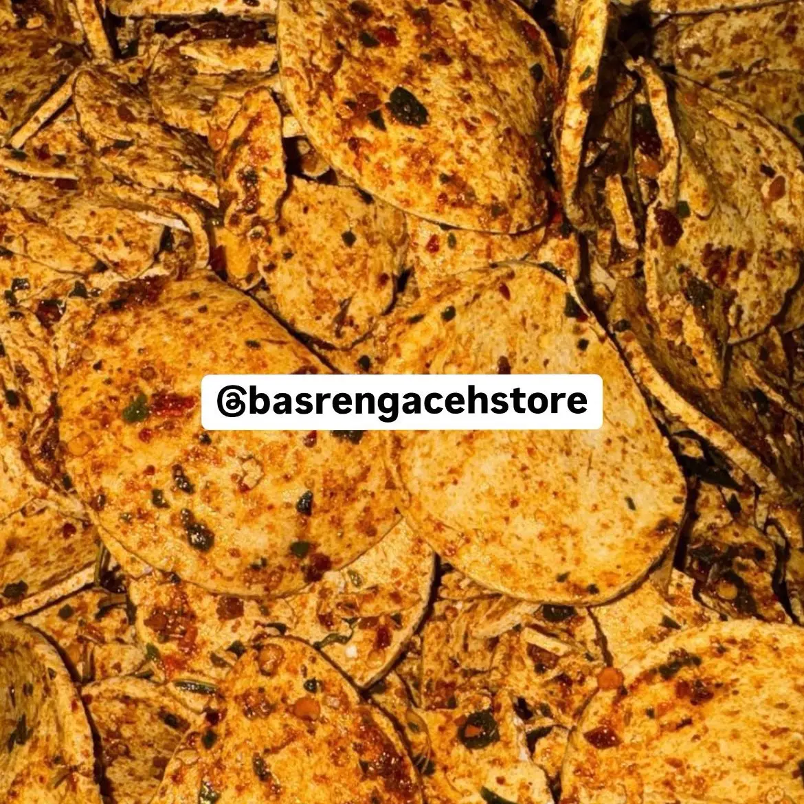 Basreng Gepeng 500gr Pedas Daun Jeruk Viral Aceh, Basreng Aceh Store