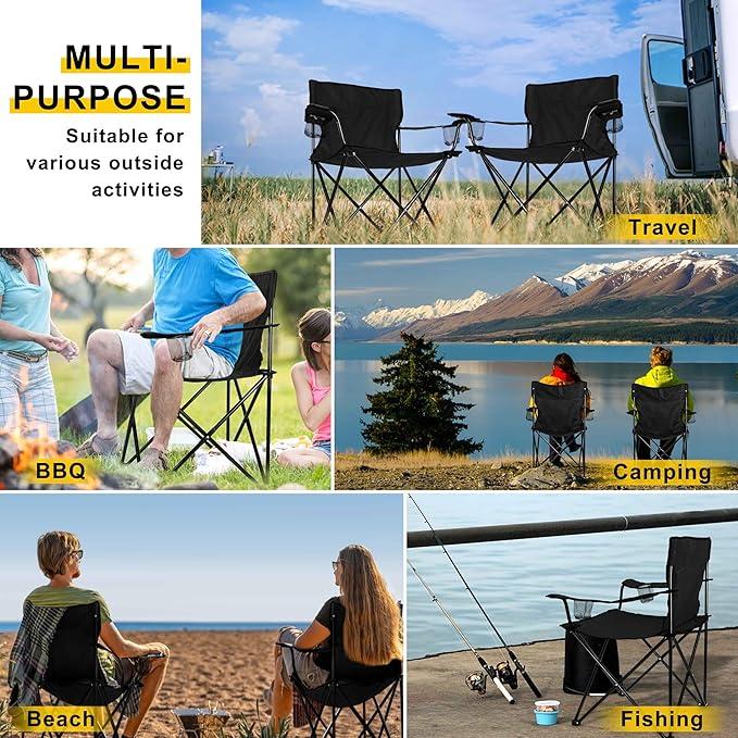 kursi lipat camping portableBahan oxford kursi camping outdoor serbagunafurnitur berkemah camping furniture folding chair 9
