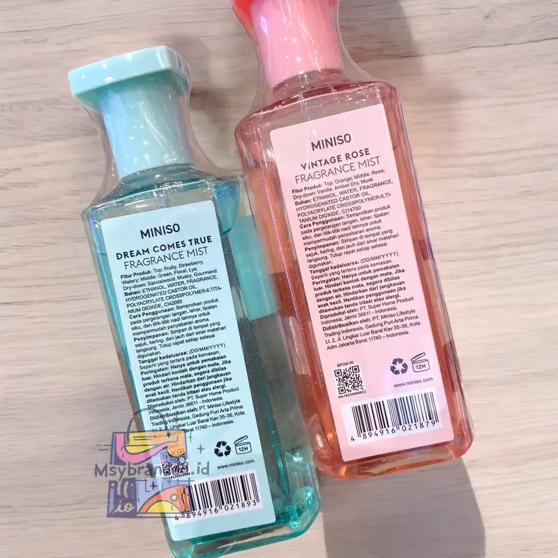 MINISO FRAGRANCE MIST ELEGANT SERIES 100ml | PARFUM WANITA | PARFUM TAHAN LAMA | VINTAGE ROSE | DREAM COMES TRUE | DARK AMBER | A BEAUTIFUL DAY 6