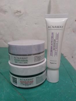 Product Review of ACNAWAY Bundle Acne Kill Kit 3 in 1 - Mugwort Moisturizer + Mugwort Gel Mask + Stubborn Cream from D**a R**y 0