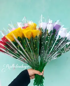 BSR BUNGA MAWAR KAIN FLANEL TERMURAH // MAWAR WISUDA// HADIAH GRADUATION