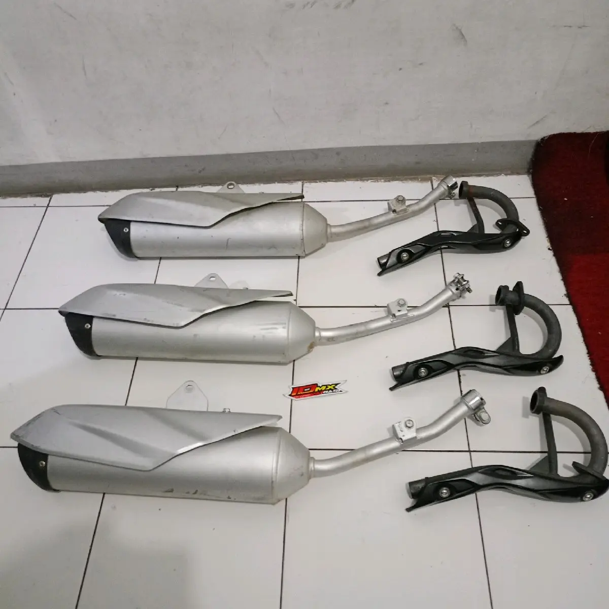 knalpot standar KLX 150 BF kenalpot KLX DTRACKER150 KLXG ori copotan asli bawaan motor