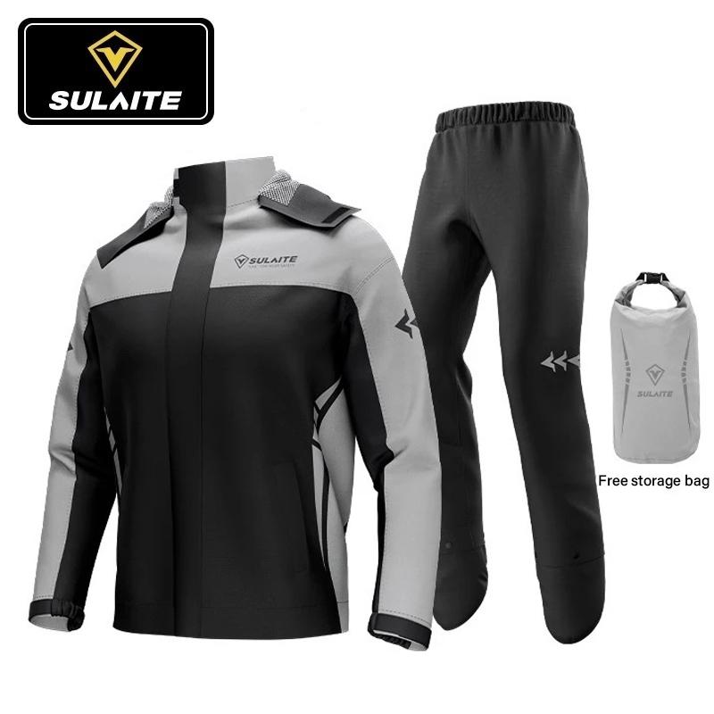 SULAITE tahan air outdoor baju hujan pria sepeda motor dan hiking berkualitas tinggi tas penyimpanan gratis ukuran M-3XL hoodie tepi olahraga baju hujan ringan lipat dengan penutup sepatu original raf jas dewasa Sport SULAITE tahan air outdoor baju hujan pria sepeda motor dan hiking berkualitas tinggi tas penyimpanan gratis ukuran M-3XL hoodie tepi olahraga baju hujan ringan lipat dengan penutup sepatu original raf jas dewasa Sport