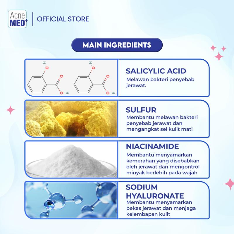 Acnemed Acne Care Gel / Obat Jerawat Wajah Perawatan Kulit Berjerawat 4