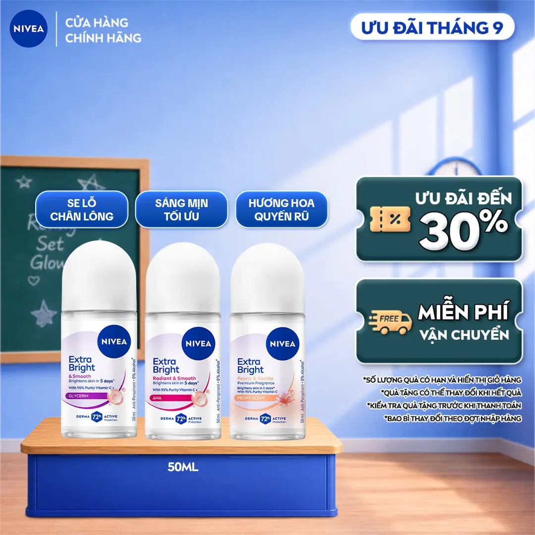 Lăn Ngăn Mùi NIVEA Dưỡng Da Từ 8 Super Food | Vitamin C (50 ml) - 81644/83747/98541