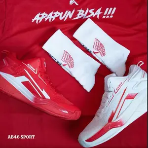 SEPATU VOLI KARGE MANDAU II MT MERAH PUTIH SPECIAL EDITION TERMURAH