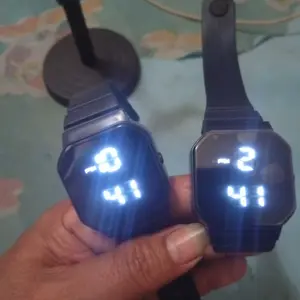 KJ Jam Tangan Pria Wanita LED Digital Rubber Electronic Fashion Couple Anak Remaja Premium RM062