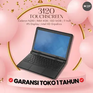 Laptop 3120, Celeron N280, RAM 4GB, 11 Inch IPS Display Layar