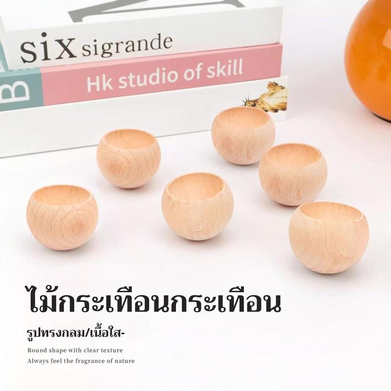 Máy Khuếch Tán Bằng Gỗ, Hình Trứng Tròn Nhỏ Chất Liệu Gỗ, Thích Hợp Cho Xe Hơi, Văn Phòng Và Phòng Ngủ, Máy Khuếch Tán Tinh Dầu Thơm, Đồ Trang Trí Bằng Gỗ 2