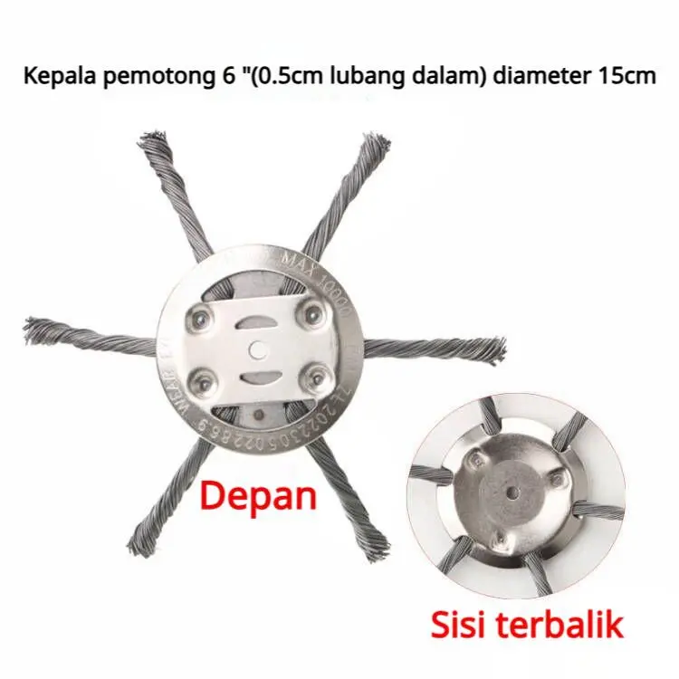 6T-15cm-Model khusus mesin potong rumput li-ion