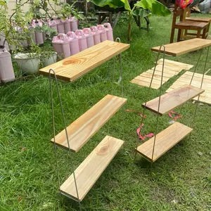 TERMURAH ! Full Finishing ! Rak Taman Hiasan Bisa Untuk Taruh Pot Dll Bahan Besi SNI Finishing Galvanis Tidak Akan Karat Kayu Full Finishing Pajangan Furniture