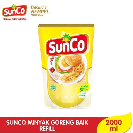 JATIM SUNCO 2  Liter Jatim minyak goreng Paling Jernih dan Sehat Masakan Oil 1