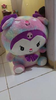 Product Review of Boneka kuromi pelangi sanrio ukuran jumbo 60cm lembut mewah kado ultah Anak Asli Dolls from H**i Y**o 0