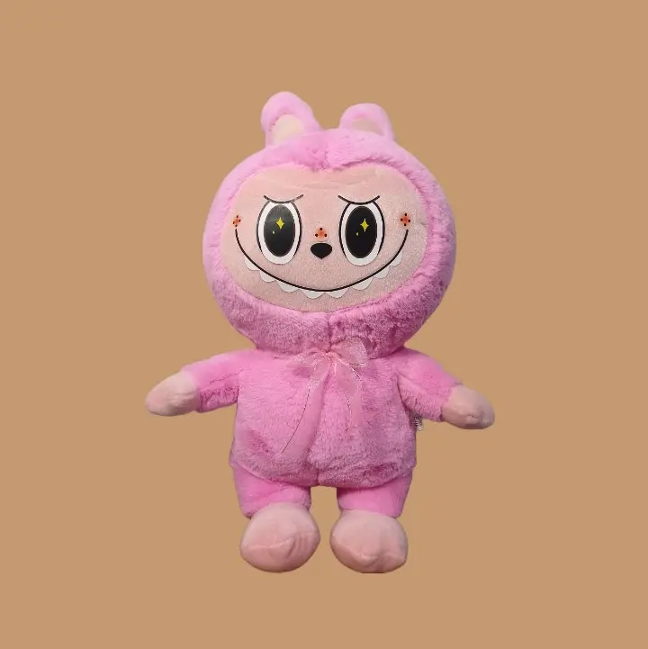 Boneka Labubu The Monster Exciting Macaron Pop - Ukuran Jumbo 60CM dan XL 45CM Toys Dolls Kado boneka labu labu 7